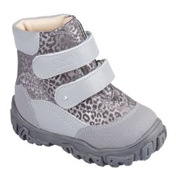 TW-520 (цв.11-серый леопард, 22) Ботинки (станд.задн., натур.мех, съемн.стелька)