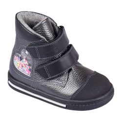 TW-413 (цв.4-черно-серый металлик, 21) Ботинки (утепленные)