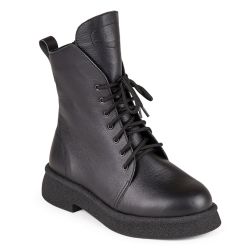 DTD-610 (цв.5-черный) Ботинки (шнурки и молния)