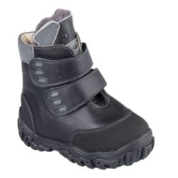 TW-522 (цв.5-черно-серый, 22) Ботинки (станд.задн., натур.мех, съемн.стелька)