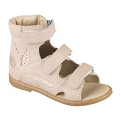 TW-176 (цв.6-бежево-золотой) Сандалеты ортопедические малосложные