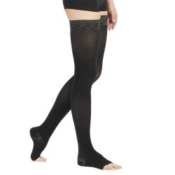 S-213-SWKO-II-5 Компр. а/варикоз. чулки Veni Dur CCL 2 (р.II-W,karamel(5),откр,укороч)