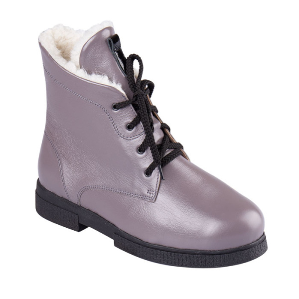 Ботинки женские ортопедические утепленные с мехом со шнурками DTD-600-1  Dr. Thomas