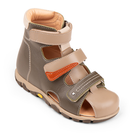 Высокие ортопедические сандалеты с закрытым носком TW-272-20  Twiki